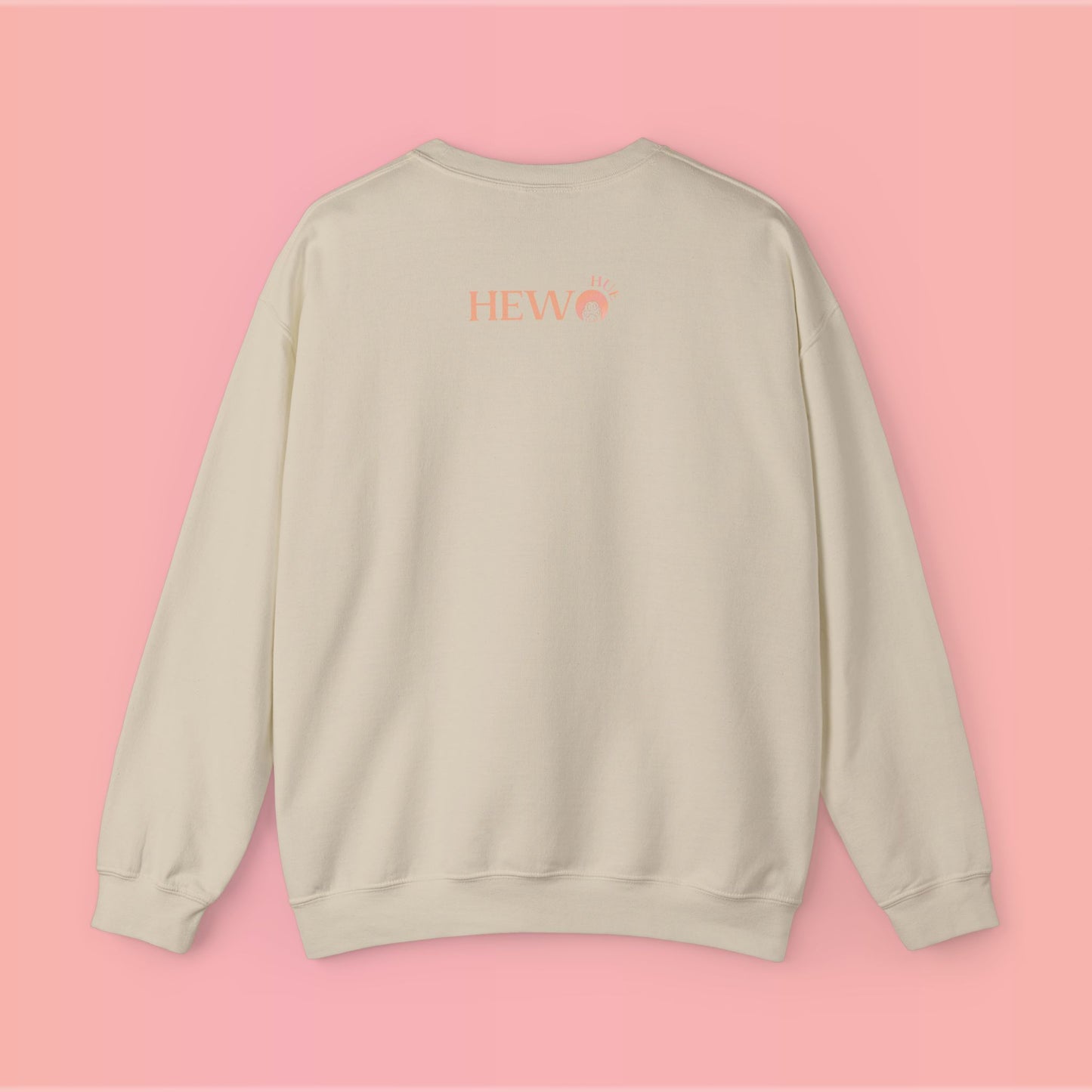 Custom Pet Portrait Crewneck Sweatshirt – Hand-Drawn Pet Illustration for You and Your Soul Pet | Hewo Hue